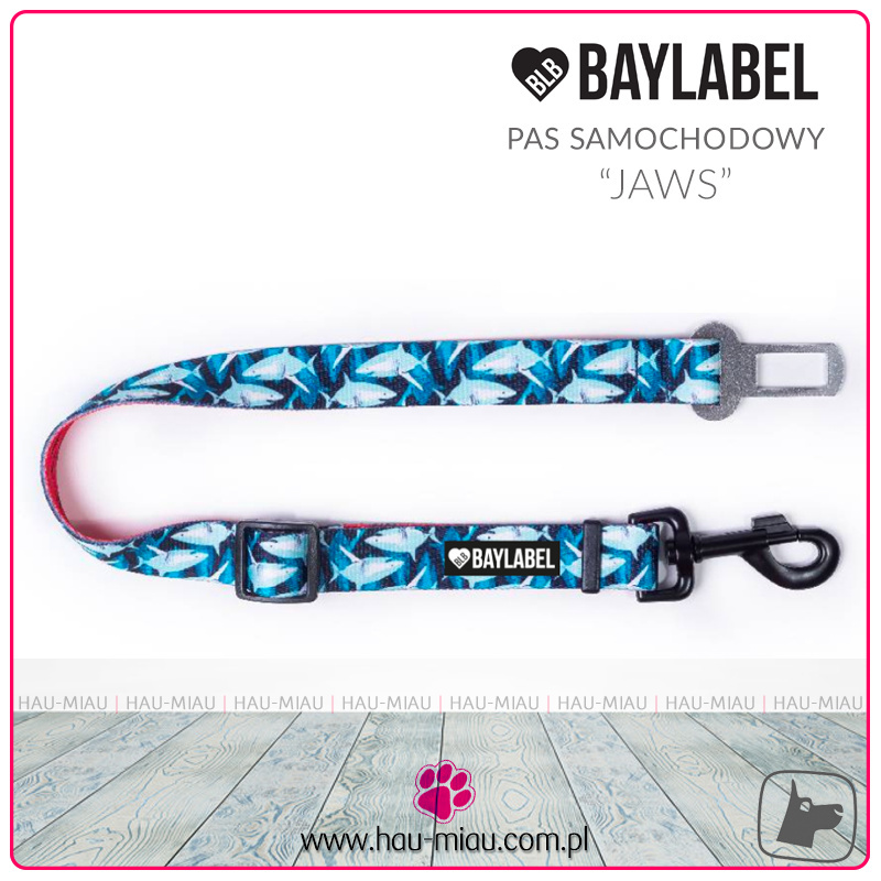 Baylabel - Pas do samochodu dla psa - Jaws - 2,5 cm