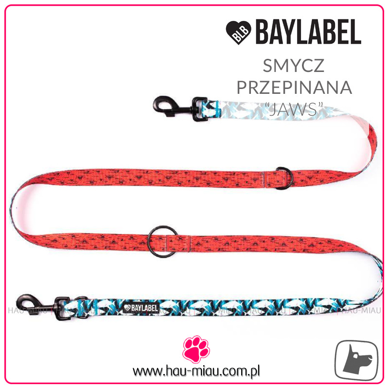 Baylabel - Smycz Przepinana 300 cm - Jaws - M Baylabel - Smycz Przepinana 300 cm - Jaws - M