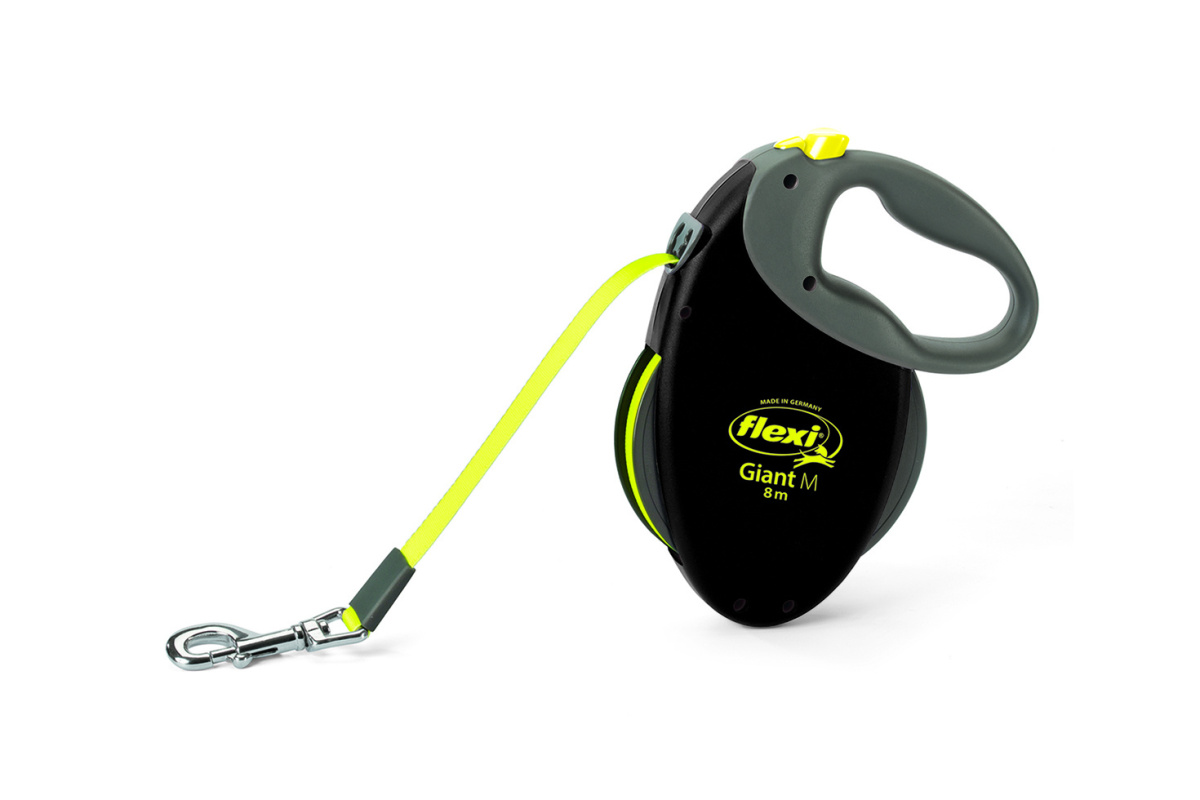 Flexi - Giant M Neon - taśma smycz dla psa do 25kg - 8m Flexi - Giant M Neon - taśma smycz dla psa do 25kg - 8m