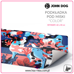 John Dog - Podkładka PCV pod miski - COLOR - 60x40 cm