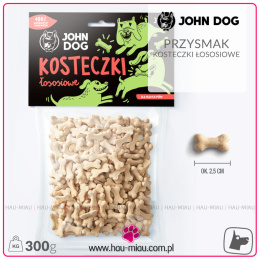John Dog - Przysmak Kosteczki - ŁOSOSIOWE - 300g