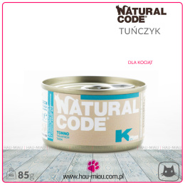Natural Code - Tonno Kitten - TUŃCZYK - 85g - dla Kociąt