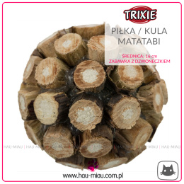 Trixie - Piłka / kula z matatabi do zabawy - 4cm - TOY
