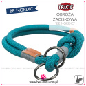 Trixie - Obroża zaciskowa linkowa tkana - Be Nordic - JASNO NIEBIESKA - M - 45cm