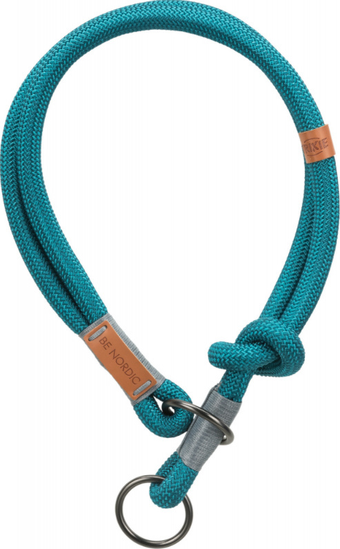 Trixie - Obroża zaciskowa linkowa tkana - Be Nordic - JASNO NIEBIESKA - S - 35cm Trixie - Obroża zaciskowa linkowa tkana - Be Nordic - JASNO NIEBIESKA - S - 35cm
