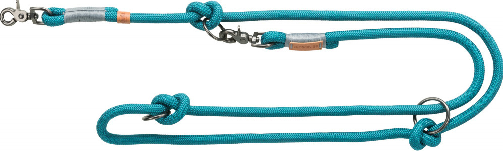 Trixie - Smycz regulowana linkowa - Be Nordic - JASNO NIEBIESKA - S/M - 2 m / ø 8 mm Trixie - Smycz regulowana linkowa - Be Nordic - JASNO NIEBIESKA - S/M - 2 m / ø 8 mm