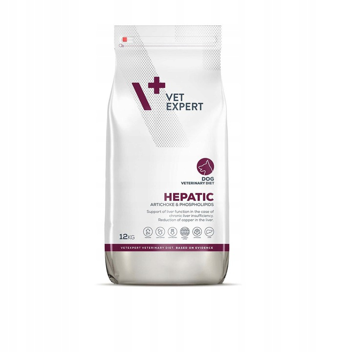 Vet Expert - 4T Veterinary Diet Hepatic Dog - Wątroba - 12 KG Vet Expert - 4T Veterinary Diet Hepatic Dog - Wątroba - 12 KG