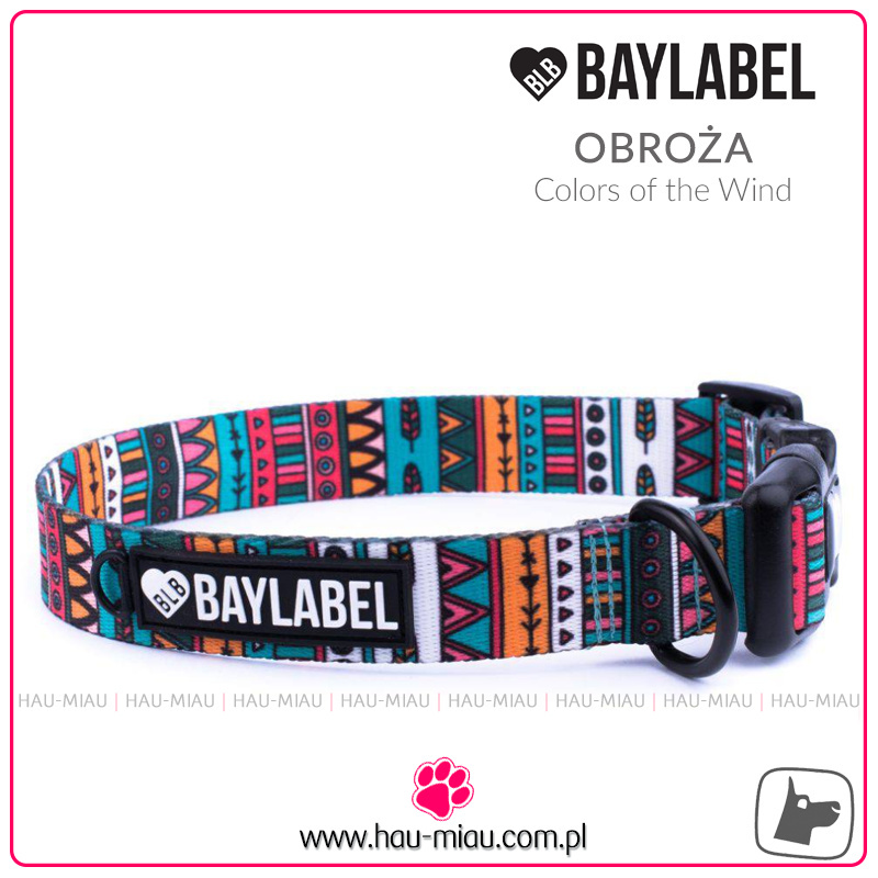 Baylabel - Obroża dla psa - Colors of the Wind - S Baylabel - Obroża dla psa - Colors of the Wind - S
