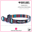 Baylabel - Obroża półzaciskowa dla psa - Colors of the Wind - S