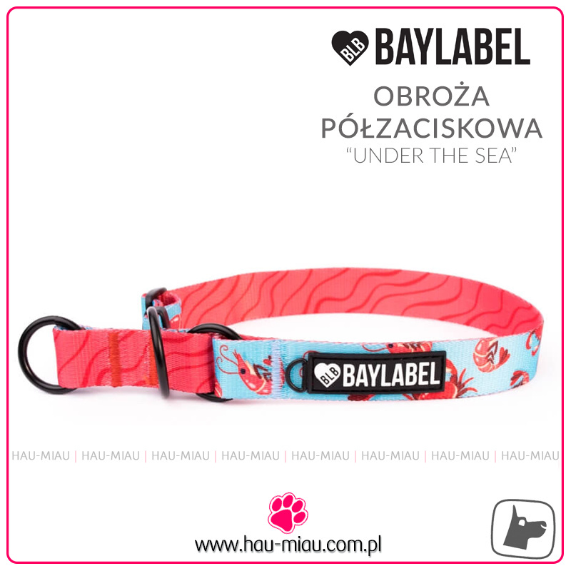 Baylabel - Obroża półzaciskowa dla psa - Under The Sea - L Baylabel - Obroża półzaciskowa dla psa - Under The Sea - L