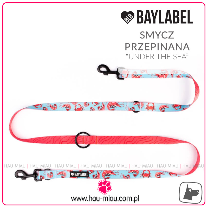 Baylabel - Smycz Przepinana 300 cm - Under The Sea - M Baylabel - Smycz Przepinana 300 cm - Under The Sea - M