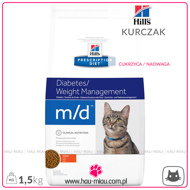 Hill`s Prescription - M/D - Diabetes/Weight Management - 1,5 kg
