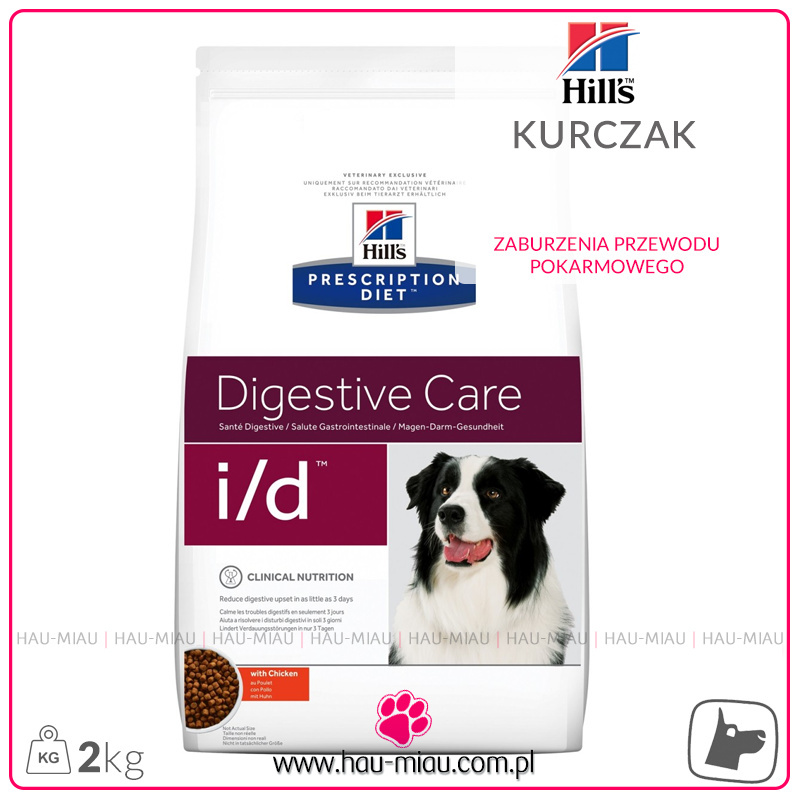 Hill`s Prescription - I/D - Diet Canine - KURCZAK - 2kg - Układ pokarmowy Hill`s Prescription - I/D - Diet Canine - KURCZAK - 2kg - Układ pokarmowy