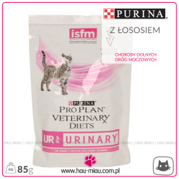 Purina - Pro Plan Vet Diets UR - Urinary - ŁOSOŚ - 85g - drogi moczowe