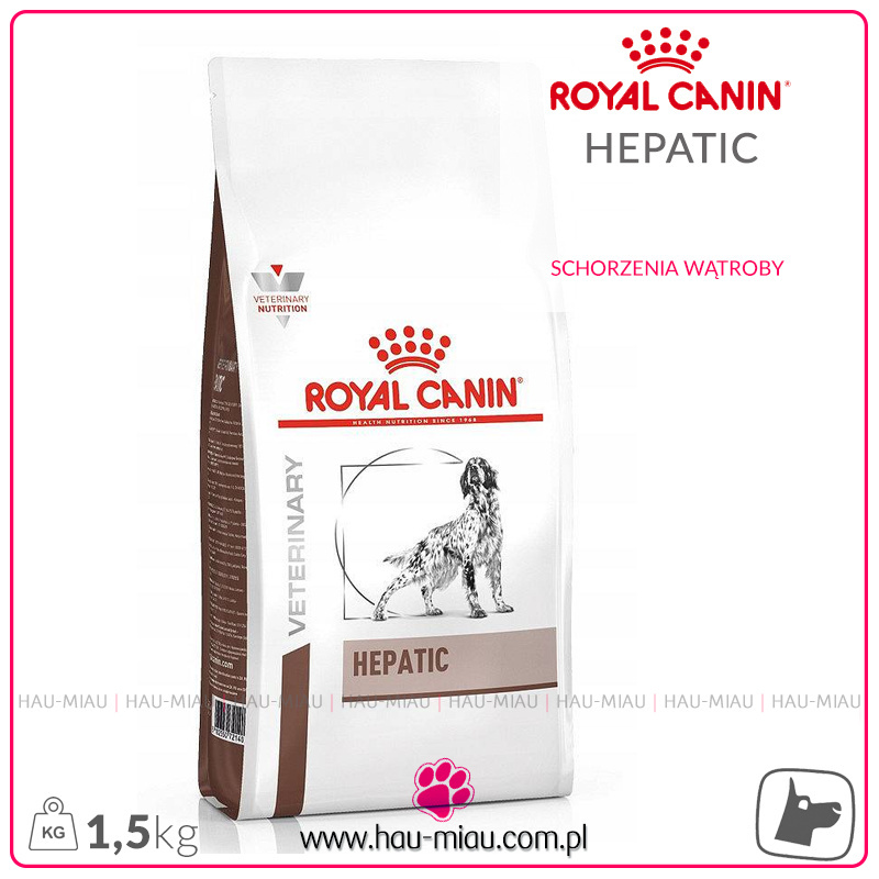 Royal Canin - Vet Dog Hepatic - 1,5 KG - schorzenia wątroby