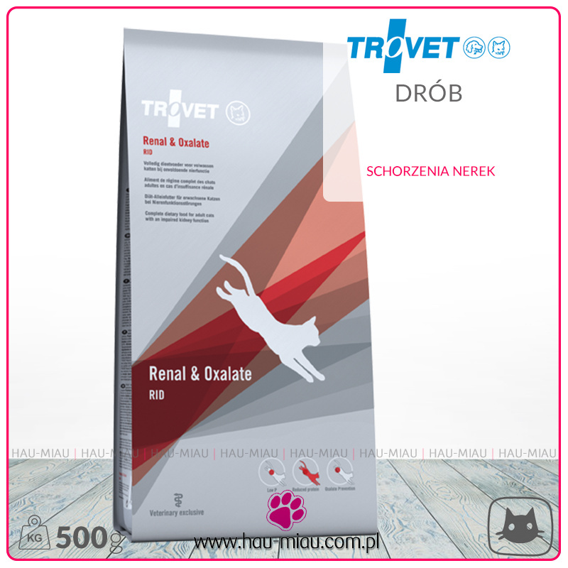 Trovet - Renal & Oxalate RID - 500g - Schorzenia nerek Trovet - Renal & Oxalate RID - 500g - Schorzenia nerek