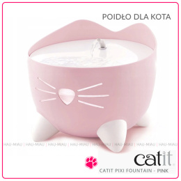 Catit - Pixi Fountain Poidło / Fontanna dla kota - 2,5L - RÓŻOWA