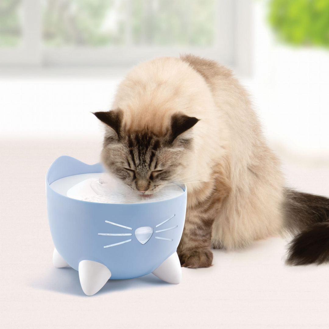 Catit - Pixi Fountain Poidło / Fontanna dla kota - 2,5L - NIEBIESKA Catit - Pixi Fountain Poidło / Fontanna dla kota - 2,5L - NIEBIESKA