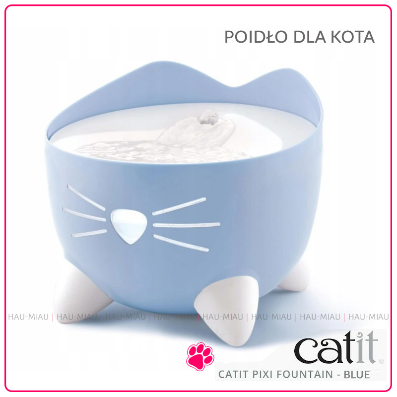 Catit - Pixi Fountain Poidło / Fontanna dla kota - 2,5L - NIEBIESKA Catit - Pixi Fountain Poidło / Fontanna dla kota - 2,5L - NIEBIESKA