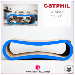 Catphil - Drapak DEZI - NIEBIESKI - 71/25/21 cm