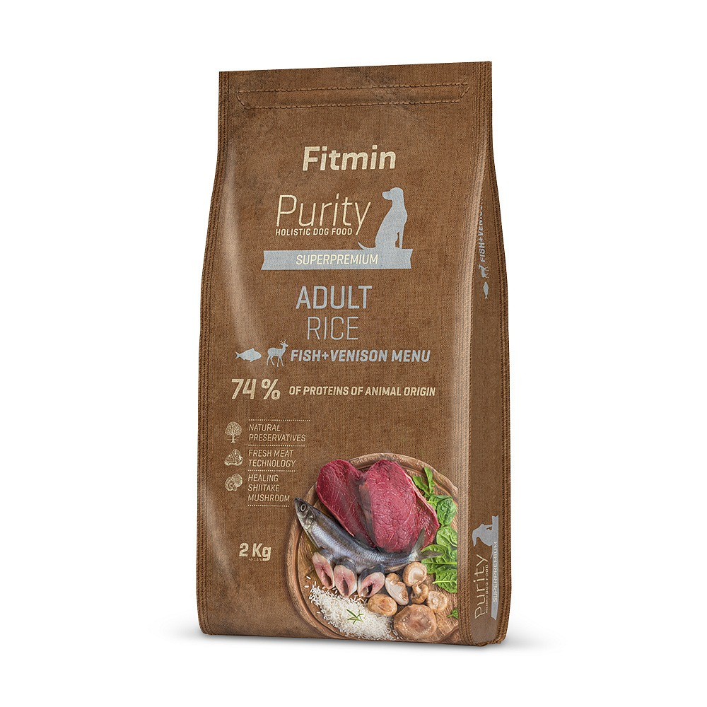 Fitmin - Purity Rice Adult Fish & Venison - RYŻ, DZICZYZNA I RYBY - 2 KG Fitmin - Purity Rice Adult Fish & Venison - RYŻ, DZICZYZNA I RYBY - 2 KG