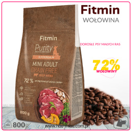 Fitmin - Purity GF Mini Adult Beef - WOŁOWINA - 800g