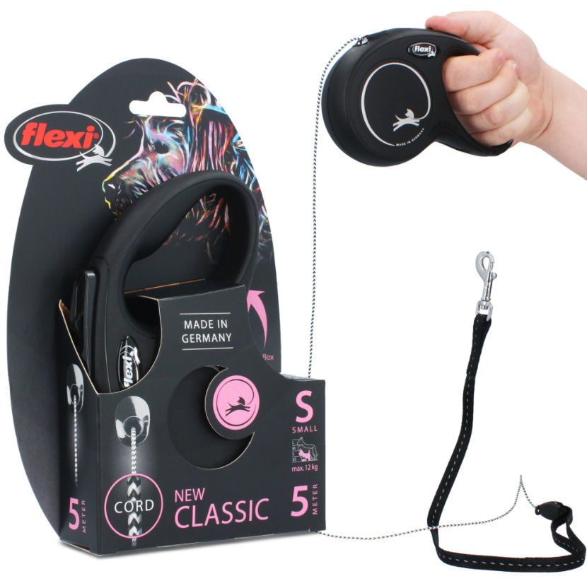 Flexi - New Classic S - linka smycz dla psa do 12kg - 5m Flexi - New Classic S - linka smycz dla psa do 12kg - 5m