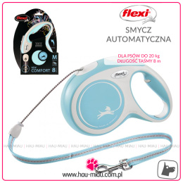 Flexi - New Comfort M - linka smycz dla psa do 20kg - 8m