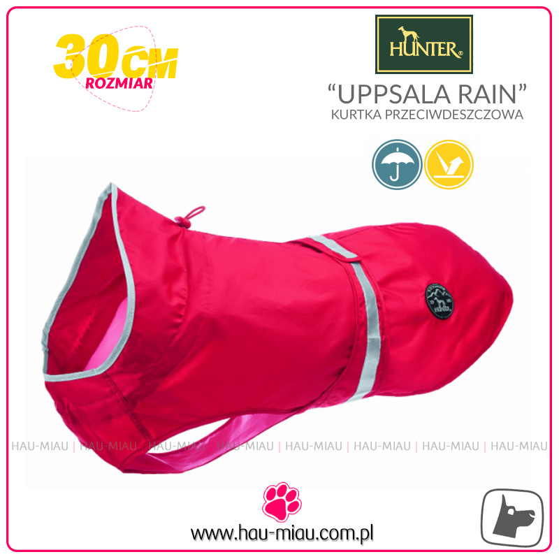 Hunter - Kurteczka dla psa - UPPSALA RAIN - CZERWONA - rozmiar 30 Hunter - Kurteczka dla psa - UPPSALA RAIN - CZERWONA - rozmiar 30