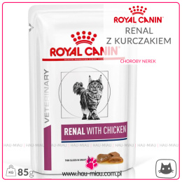 Royal Canin - Vet Cat Renal with Chicken - KURCZAK - 85g - choroby nerek