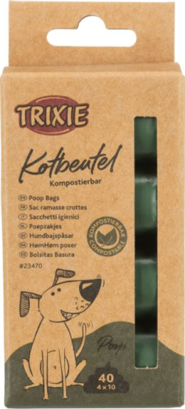 Trixie - Woreczki biodegradowalne na odchody - 4 rolki = 40 szt.