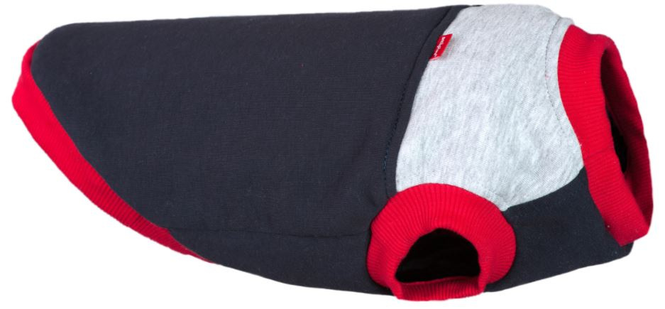 AmiPlay - Bluza dla psa Denver - GRANATOWO-SZARA - rozmiar 35 cm