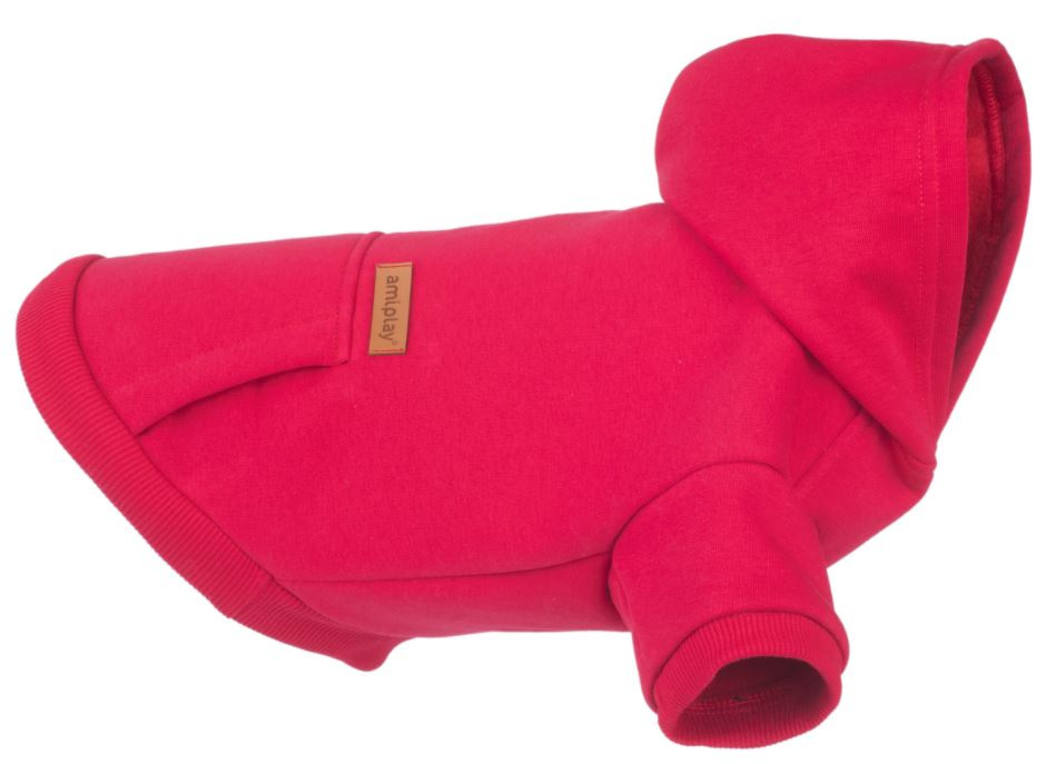 AmiPlay - Bluza z kapturem Texas - CZERWONY - rozmiar 25 cm AmiPlay - Bluza z kapturem Texas - CZERWONY - rozmiar 25 cm