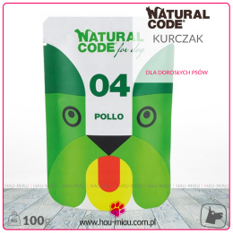 Natural Code - 04 for dog - KURCZAK - 100g