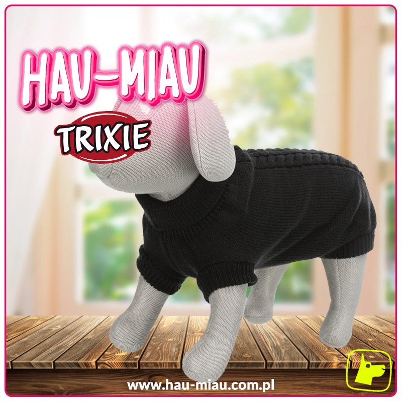 Trixie - Sweterek / Pulower - Kenton - CZARNY - XS - 30 cm Trixie - Sweterek / Pulower - Kenton - CZARNY - XS - 30 cm