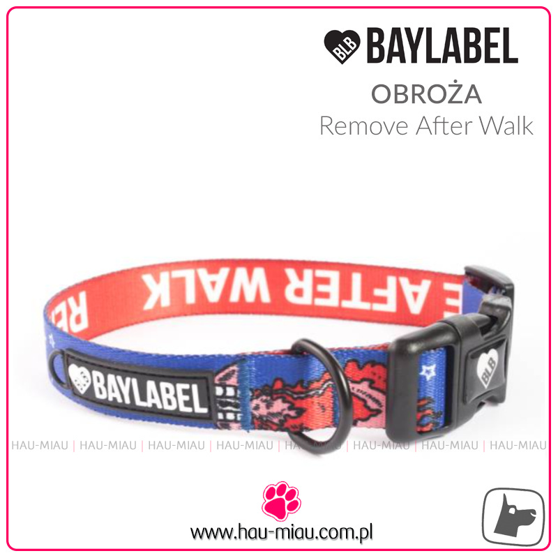 Baylabel - Obroża dla psa - Remove After Walk - M Baylabel - Obroża dla psa - Remove After Walk - M