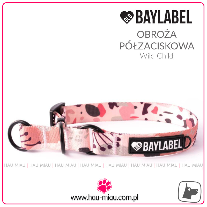 Baylabel - Obroża półzaciskowa dla psa - Wild Child - M