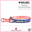 Baylabel - Obroża półzaciskowa dla psa - Remove After Walk - S