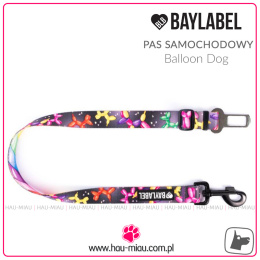 Baylabel - Pas do samochodu dla psa - Balloon Dog - 2,5 cm