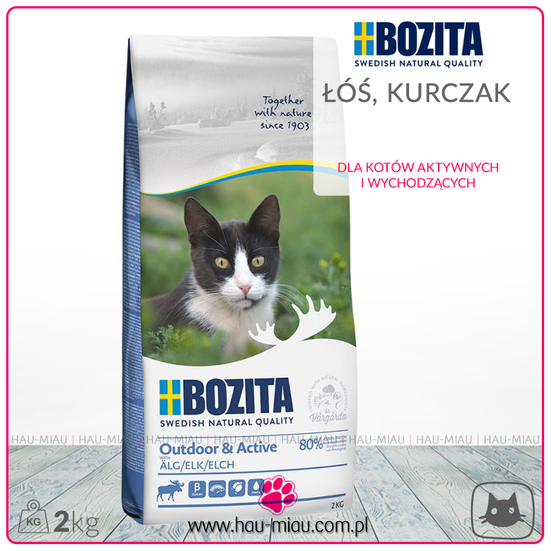 Bozita - Outdoor & Active - ŁOŚ - 2 KG Bozita - Outdoor & Active - ŁOŚ - 2 KG