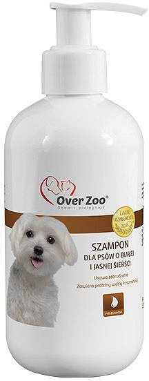 Over Zoo - Szampon dla psów o białej lub jasnej sierści - 250 ml