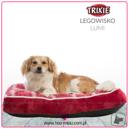 Trixie - Legowisko / Poduszka - LUMI - CZERWONO-BIAŁA - 70 × 50 cm