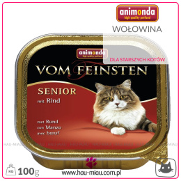 Animonda - Vom Feinsten Senior - WOŁOWINA - 100g - dla Seniorów