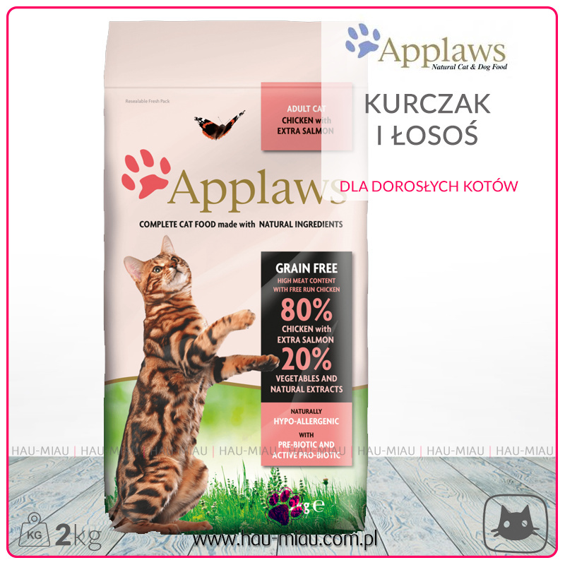 Applaws - Cat Adult Chicken & Exta Salmon - KURCZAK i ŁOSOŚ - 2 KG Applaws - Cat Adult Chicken & Exta Salmon - KURCZAK i ŁOSOŚ - 2 KG