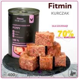 Fitmin - FFL Puppy Chicken - Monoproteinowa - KURCZAK - 400g - dla Szczeniąt