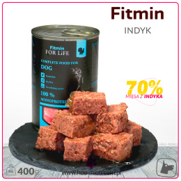 Fitmin - FFL Dog Turkey - Monoproteinowa - INDYK - 400g