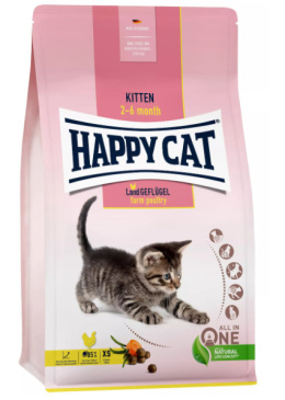 Happy Cat - Kitten Grainfree Farm Poultry - KURCZAK - 300g - dla Kociąt