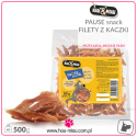 Hau & Miau - Pausesnack przysmak dla psa, miękkie filety - KACZKA - 500g