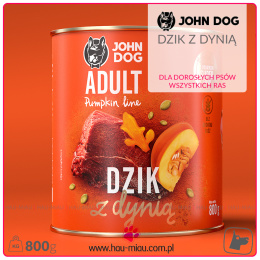 John Dog - Adult Pumpkin line - INDYK Z DYNIĄ - 800g