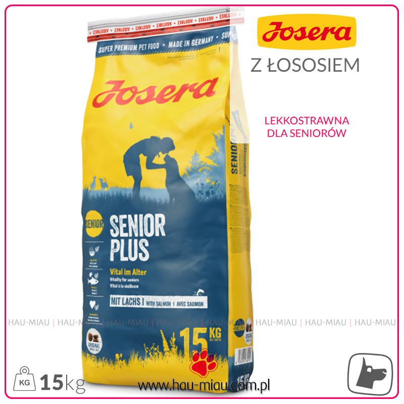 Josera - SENIOR PLUS - ŁOSOŚ - 15 KG - dla Seniorów Josera - SENIOR PLUS - ŁOSOŚ - 15 KG - dla Seniorów